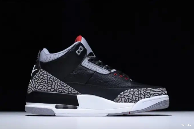 Cheap TBK 3 Jordan Air Black Cement 854262-001 0516